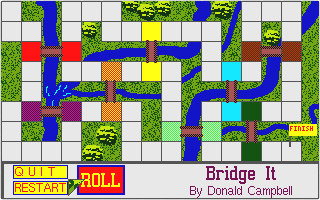 Bridge It atari screenshot